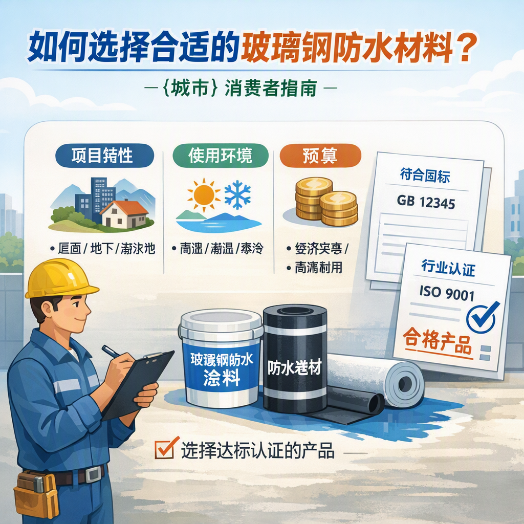 如何判定玻璃钢防水材料的合格标准? 泰安 消费者指南