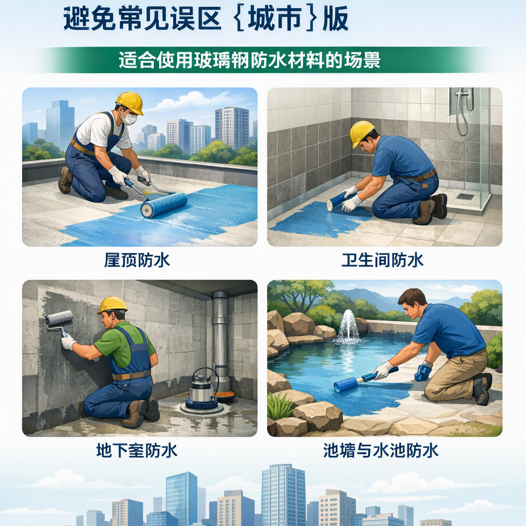 玻璃钢防水材料施工注意事项,避免常见误区 泰安 版
