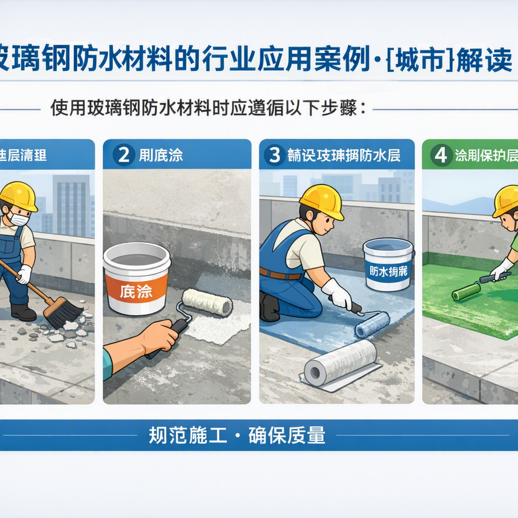 玻璃钢防水材料的行业应用案例,泰安解读